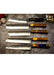 Set of 5 Handcrafted Chef Knives with Sharp Stainless Steel Blades, Unique Designs, Foldable Leather Pouch, Perfect for Culinary Professionals, Christmas Gift, Anniversary Gift, or Groomsmen Gift - TheBlacksmithLtd #