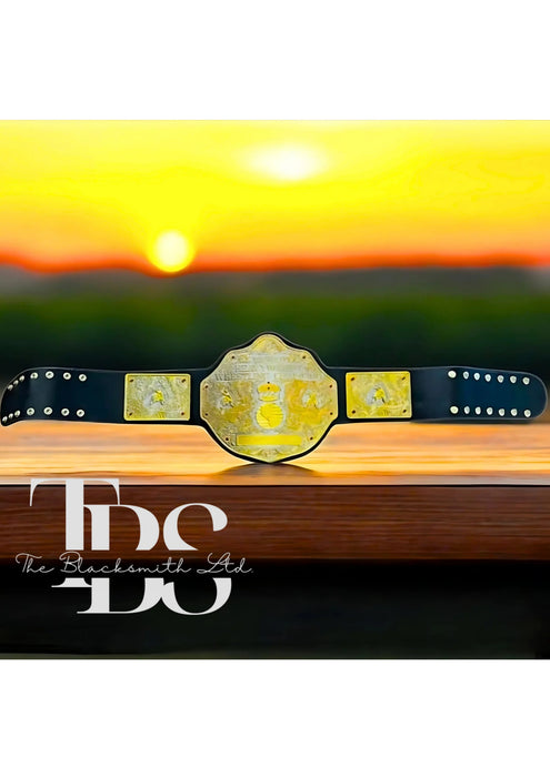 Handmade Big Gold World Heavyweight Championship Replica Belt | 6mm Die-Cast Metal | Wrestling Fan Gift