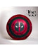 Handcrafted Deadpool-Themed Shield with Iconic Red and Black Design, Available in Metal – Perfect for Anniversary, Groomsmen Gifts, Christmas Gifts, and Collectors - TheBlacksmithLtd #
