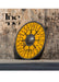 Handmade Yellow Wooden Shield with Ancient Wording and Design - Historical Collectible, Cosplay, Anniversary Gift, Groomsmen Gift, Christmas Gift - TheBlacksmithLtd #