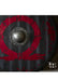 Handmade Viking Shield with Red Design - 24-Inch Wooden Shield for Collectors, Groomsmen, Anniversary & Christmas Gift - TheBlacksmithLtd #