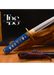 Handcrafted Damascus Steel Katana Sword with Blue Handle, Bronze Detailing, and Black Blade Cover – Perfect for Anniversary, Groomsmen Gifts, Christmas Gifts, and Collectors - TheBlacksmithLtd #