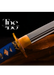 Handcrafted Damascus Steel Katana Sword with Blue Handle, Bronze Detailing, and Black Blade Cover – Perfect for Anniversary, Groomsmen Gifts, Christmas Gifts, and Collectors - TheBlacksmithLtd #