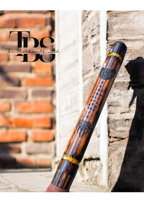 Bear Berserker Quarterstaff – 60-Inch Warrior Staff for Monks, Adventurers & Far Travelers | Unique Christmas Gift, Anniversary Gift, or Groomsmen Gift