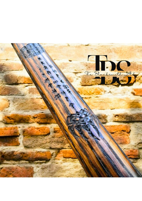 Bear Berserker Quarterstaff – 60-Inch Warrior Staff for Monks, Adventurers & Far Travelers | Unique Christmas Gift, Anniversary Gift, or Groomsmen Gift