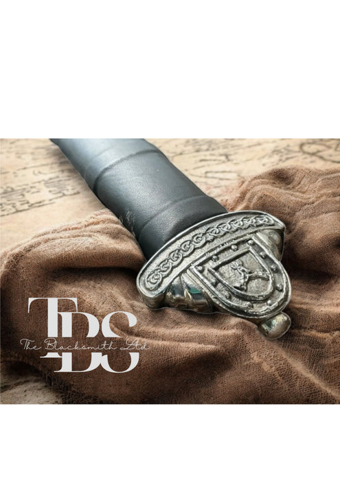 Handcrafted Celtic Knot Sword – 36-Inch Engraved Blade with Protective Cover | Unique Gift for Anniversaries, Christmas, Groomsmen, and Collectors