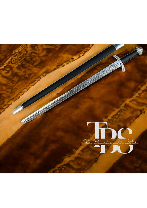 Handcrafted Celtic Knot Sword – 36-Inch Engraved Blade with Protective Cover | Unique Gift for Anniversaries, Christmas, Groomsmen, and Collectors