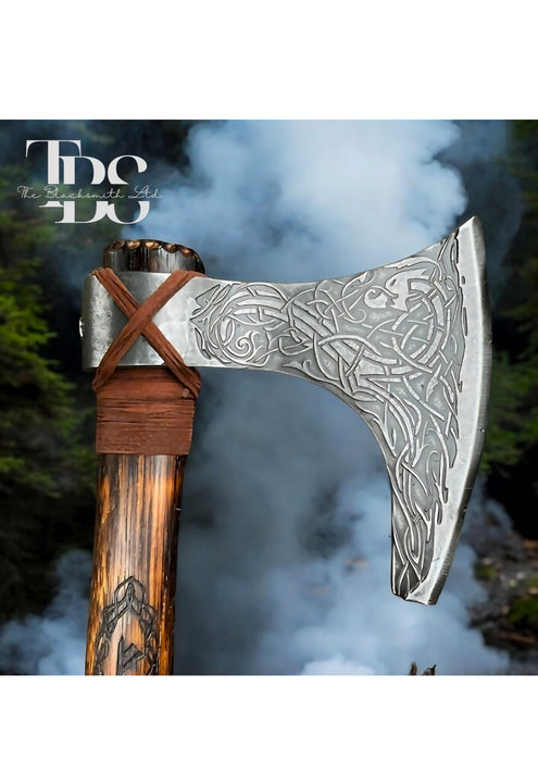 DRAGONSLAYER'S FURY - Legendary Norse Dragon Battle Axe