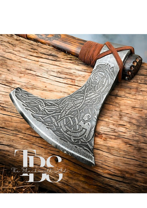 DRAGONSLAYER'S FURY - Legendary Norse Dragon Battle Axe