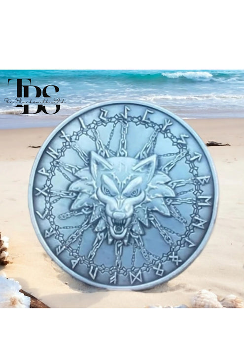 Fenrir, Lord of Wolves and Bane of Odin Coin – 1.75-Inch Norse Mythology Collectible | Anniversary, Christmas, or Groomsmen Gift