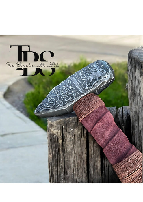 Viking Hammer | 16-Inch Handcrafted Deer-Themed Hammer | American Made | Unique Christmas, Anniversary, or Groomsmen Gift