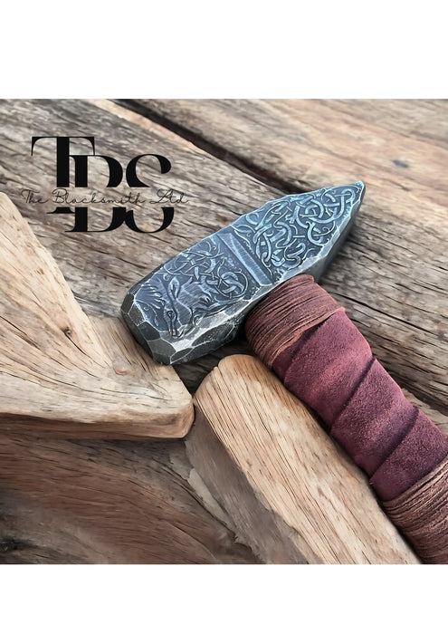 Viking Hammer | 16-Inch Handcrafted Deer-Themed Hammer | American Made | Unique Christmas, Anniversary, or Groomsmen Gift