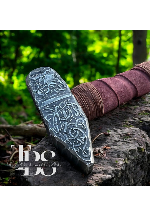 Viking Hammer | 16-Inch Handcrafted Deer-Themed Hammer | American Made | Unique Christmas, Anniversary, or Groomsmen Gift