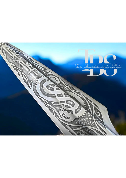 The Loki Spear – 60-Inch Handcrafted Norse-Inspired Spear | Unique Gift for Cosplay, Collectors, and Mythology Enthusiasts