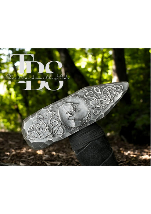 Viking Wolf Hammer Mjolnir | 16-Inch Norse Mythology Weapon | Anniversary, Christmas, Groomsmen Gift